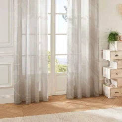 Cortina Arca Jacquard Cinza 135x240cm