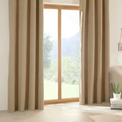 Cortina AUTOMNE bouclette taupe isolante 140x260cm