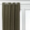 Cortina AUTOMNE bouclette verde caqui isolante 140x260cm