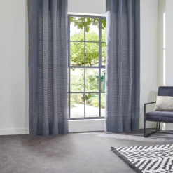Cortina CHEN veludo azul escuro 140x260cm