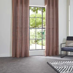 Cortina CHEN veludo vermelha 140x260cm