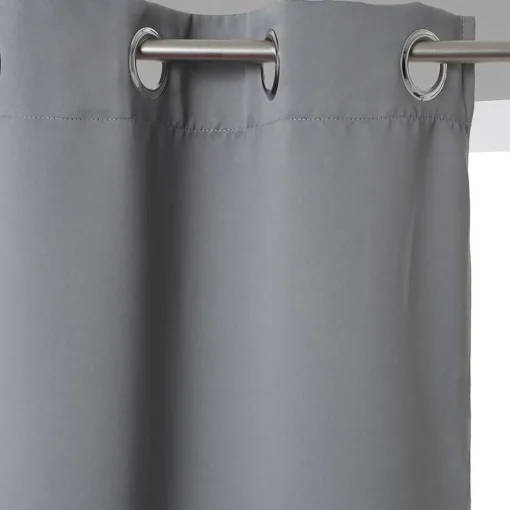 Cortina cinza clara opaca 140x260cm