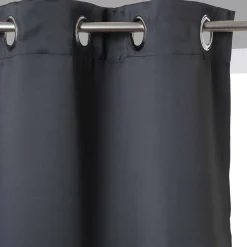 Cortina cinza escura opaca 140x260cm