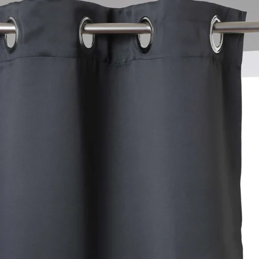 Cortina cinza escura opaca 140x260cm