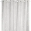 Cortina cinza fluorescente com nuvens 140x250cm