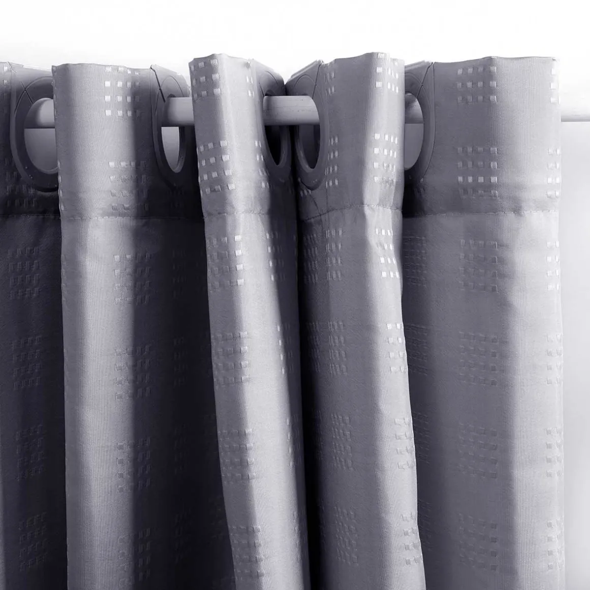 Cortina De Banho Cinza 180x200cm