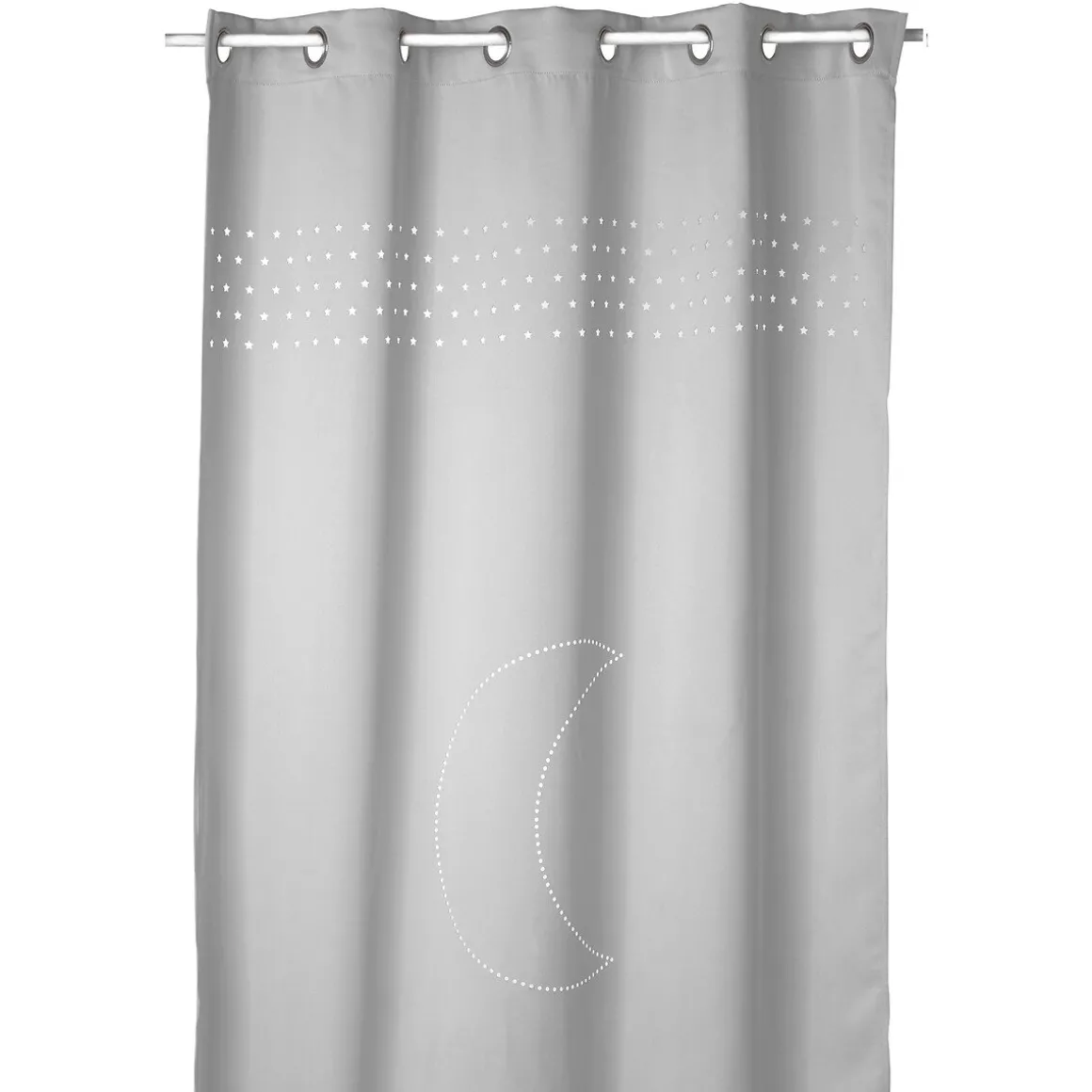 Cortina Deco Lua Cinza 140x260cm