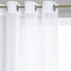 Cortina efeito RISCAS brancas 140x240cm