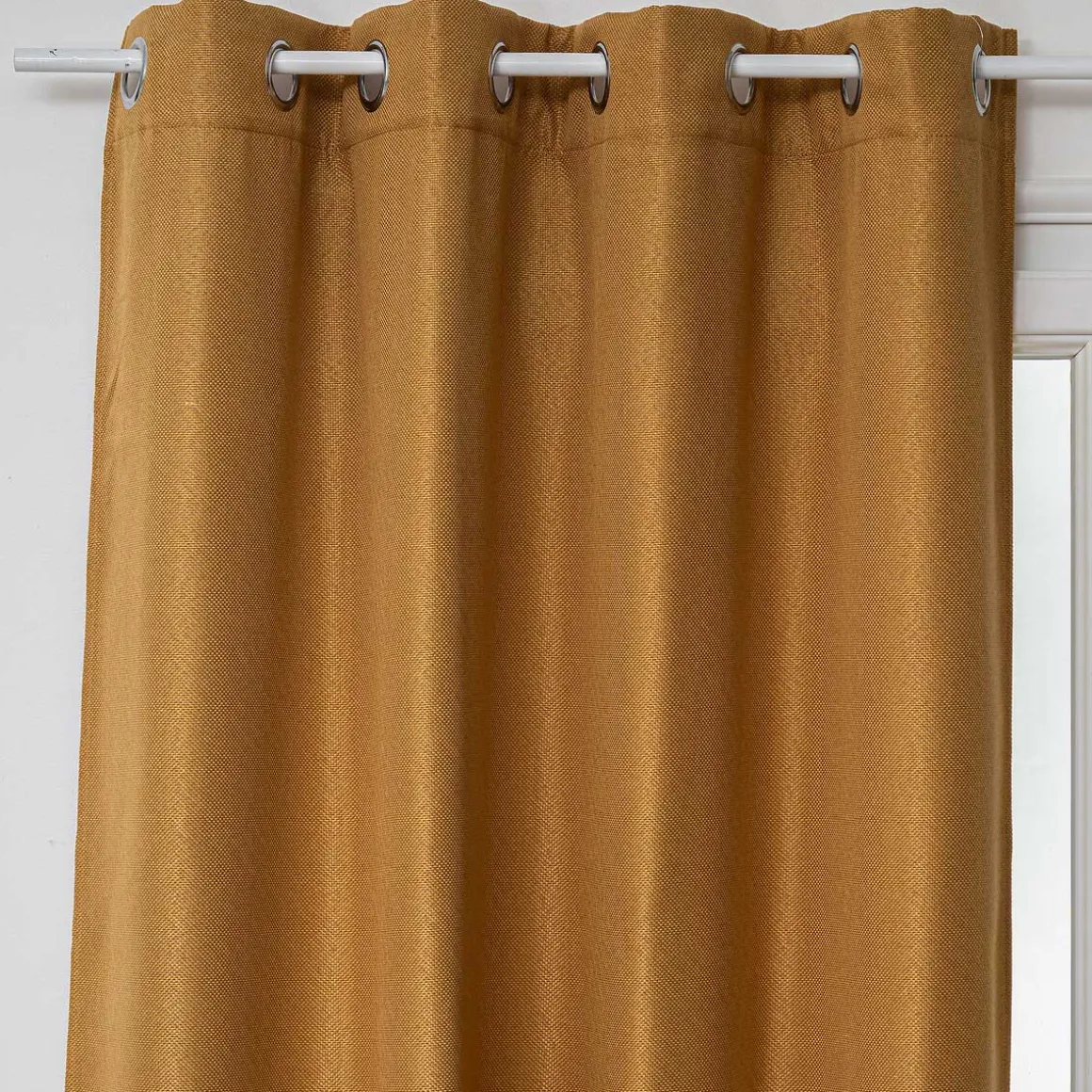 Cortina ELENA opaca ocre 140x260cm