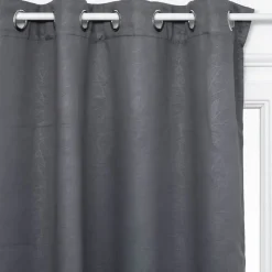 Cortina FEUIL opaca cinza escura 140x260cm
