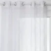 Cortina folhas branca 140x240cm