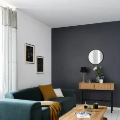 Cortina FRED branca risca preta 140x240cm