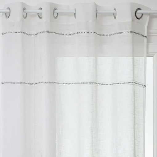 Cortina INDI branca 140x240cm