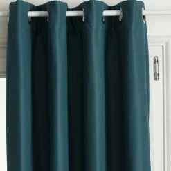 Cortina isolante azul ciano 140x260cm