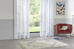 Cortina Jacquard Sama Branca
