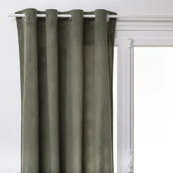 Cortina LILOU verde caqui 140x260cm