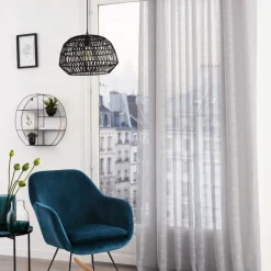Cortina LOUIS cinzenta 140x240cm