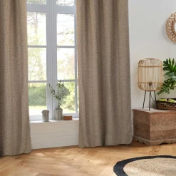 Cortina MAILLE WILD linho bege 140x260cm