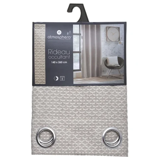 Cortina MATTONE bege 140x260cm