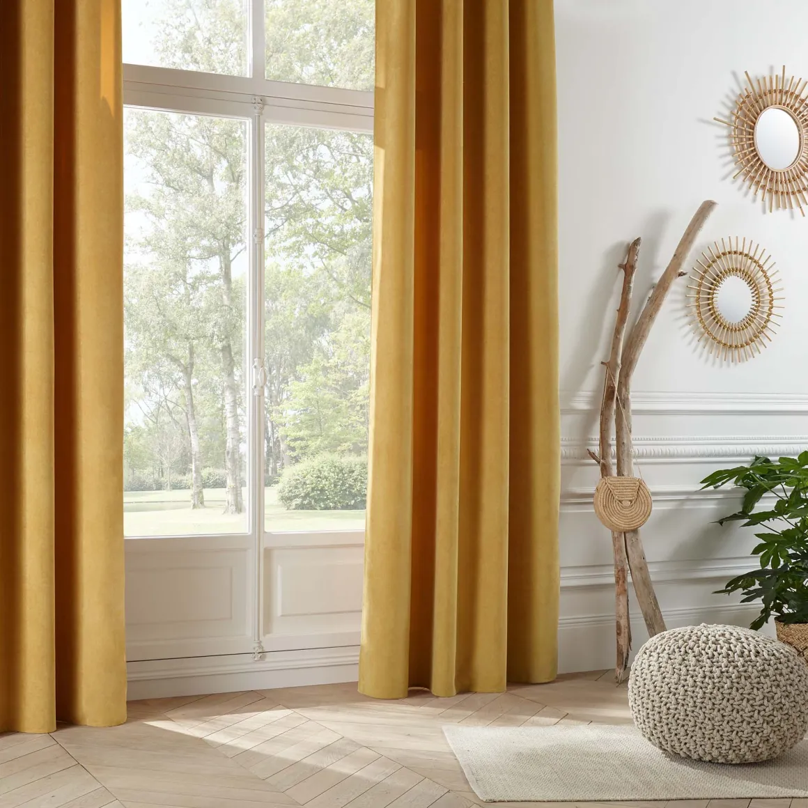 Cortina memories ocre 140x260cm