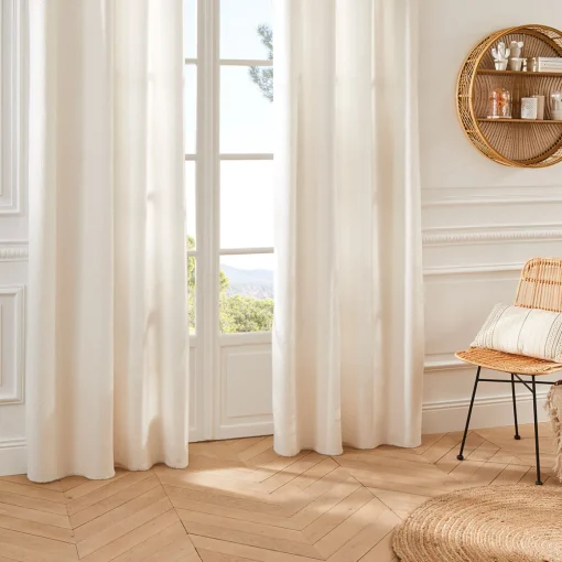Cortina OLME teddy branca 140x260cm