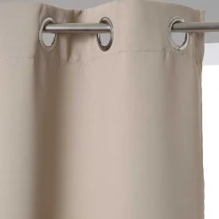Cortina opaca bege 140x260cm