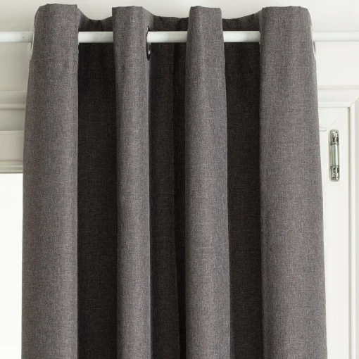 Cortina opaca cinza escuro 140x260cm