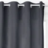 Cortina opaca cinza escura 140x260cm