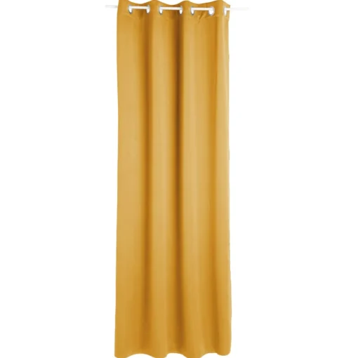 Cortina opaca ocre 140x260cm