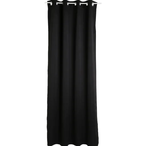 Cortina opaca preta 140x260cm