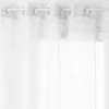 Cortina organza branca 140x240cm