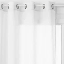 Cortina organza branca 140x240cm