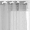 Cortina organza cinza 140x240cm