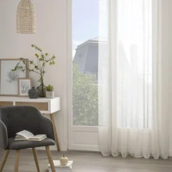 Cortina organza linho 140x240cm
