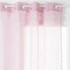Cortina organza rosa 140x240cm
