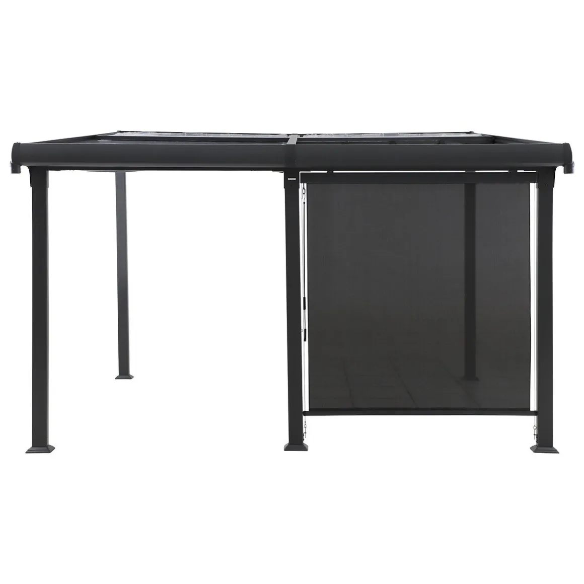 Cortina para pérgola ENOLIE cinza escuro 9,7cm