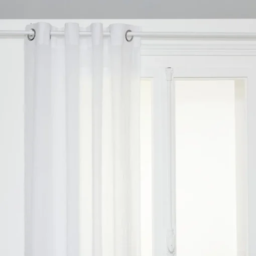 Cortina paxta branca 130x240cm