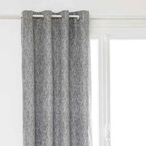 Cortina PIO opaca cinza 140x260cm