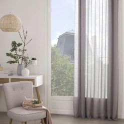 Cortina SAM cinza escuro 140x240cm