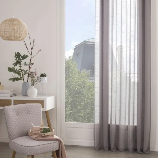 Cortina SAM cinza escuro 140x240cm