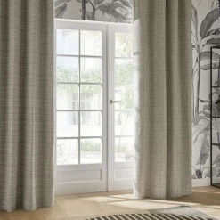 Cortina THE FLORAL cinza opaca 140x260cm