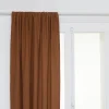 Cortina THE FLORAL waffle terracota 130x260cm