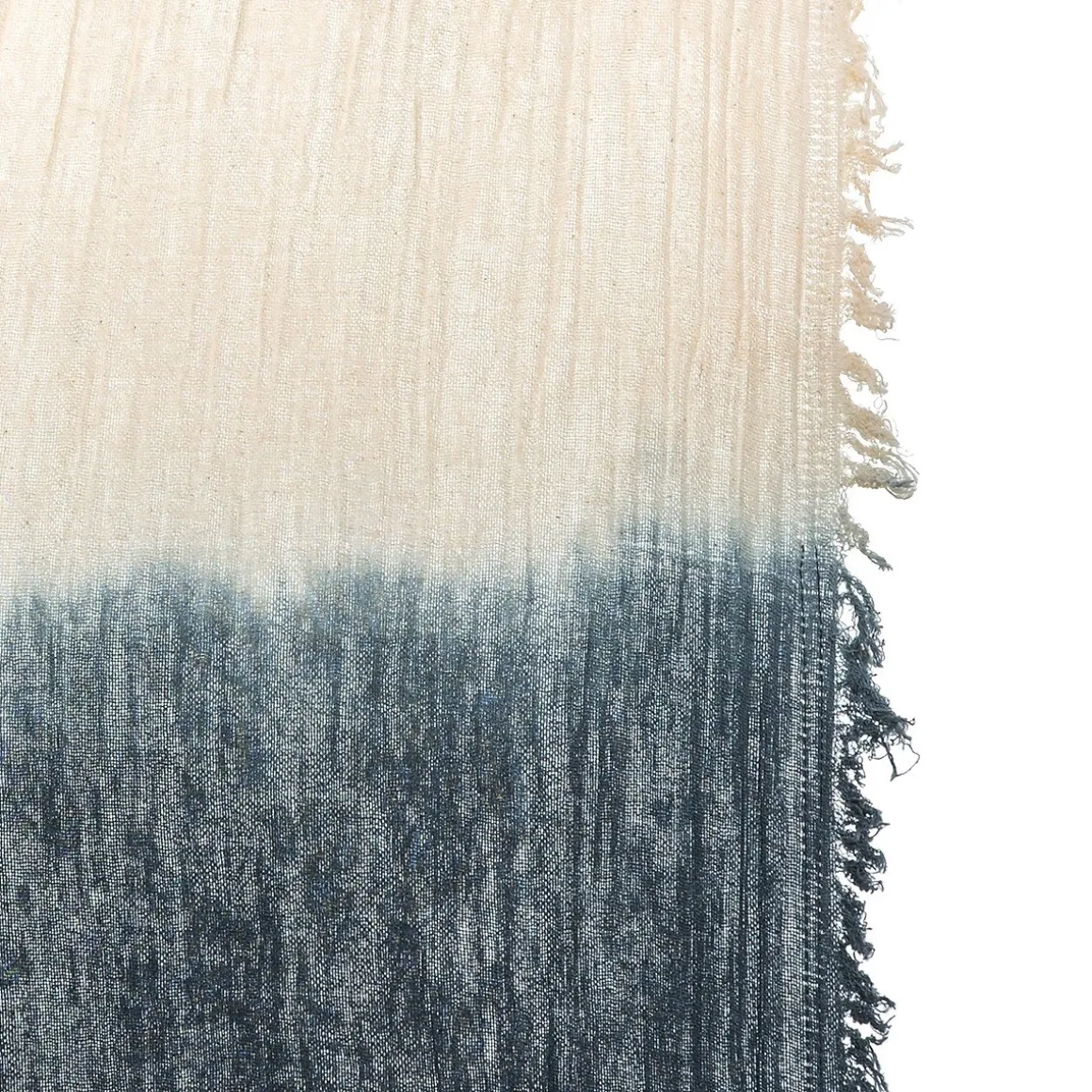 Cortina tie dye com franjas 140x260cm