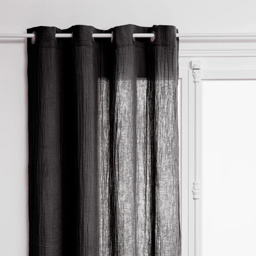 Cortina WINTER LIGHT gaze cinza escuro 130x260cm