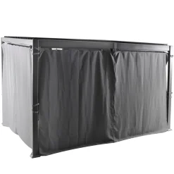Cortinas para pérgola AVILA cinza ardósia 3x4m