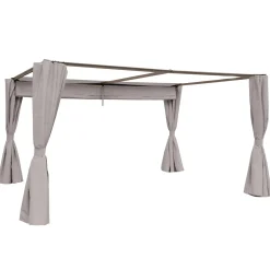 Cortinas pérgola palmeira noisette