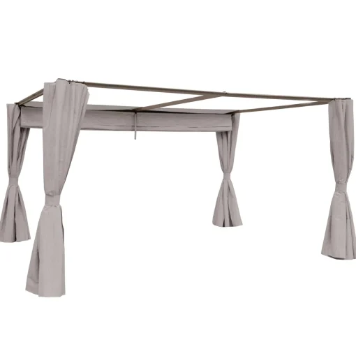 Cortinas pérgola palmeira noisette