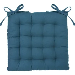 Coxim azul em algodão 38x38cm