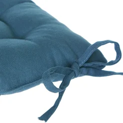 Coxim azul em algodão 38x38cm