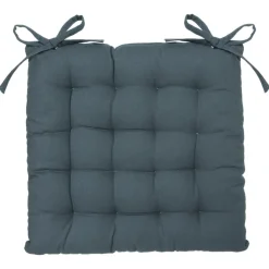 Coxim azul escuro em algodão 38x38cm